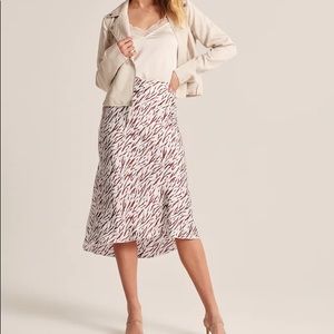 A&F High-Low Midi Skirt
